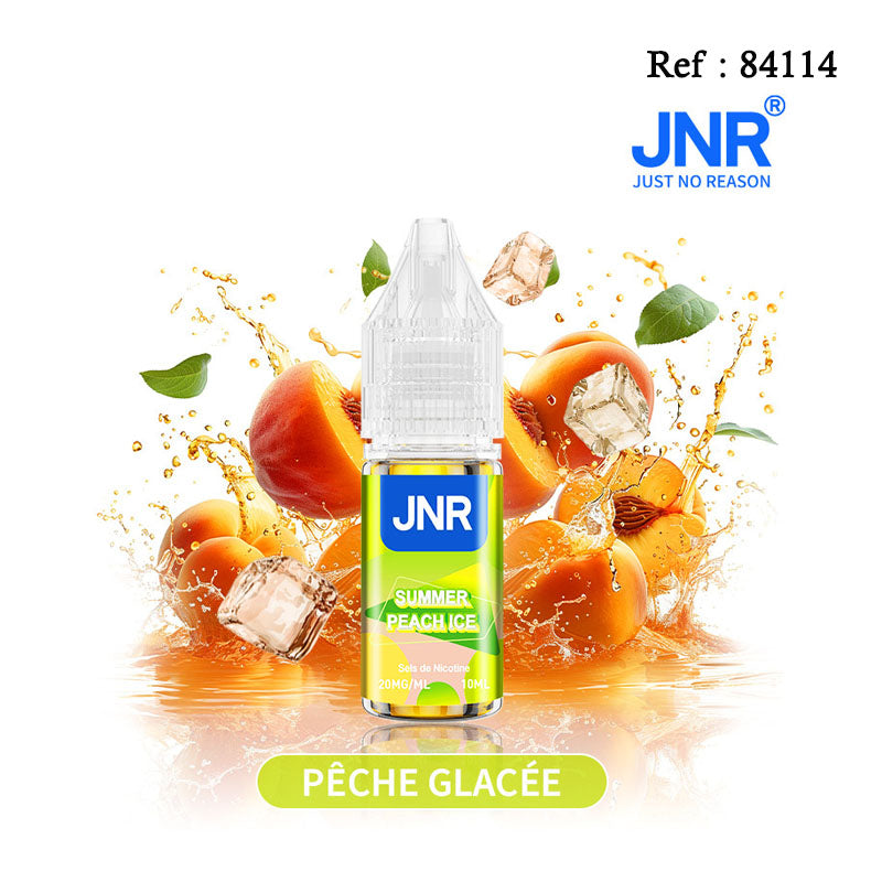 E-liquide Falcon-X JNR Summer Pêche Glacée 10mL 20mg/mL - Pack de 10pcs