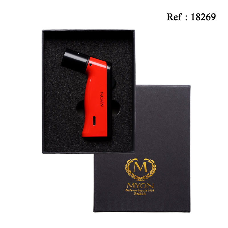 Briquet Cigares de table quadruple jet Edition Racing Myon Rouge - Jagsmoke®