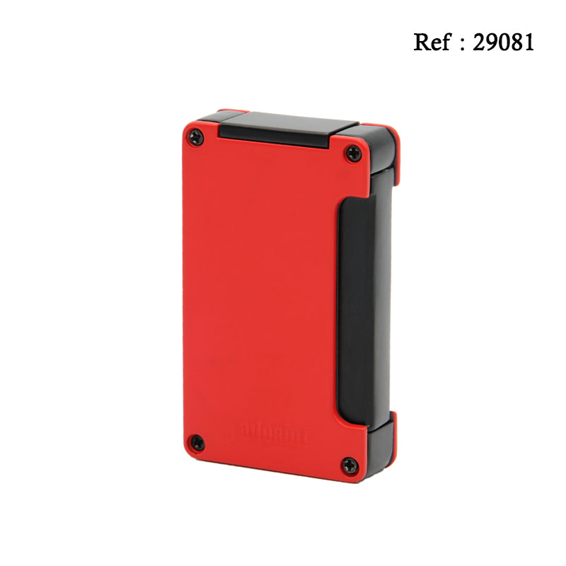 Briquet Cigares jet flamme Adorini Rouge - Acier inoxydable - Jagsmoke®