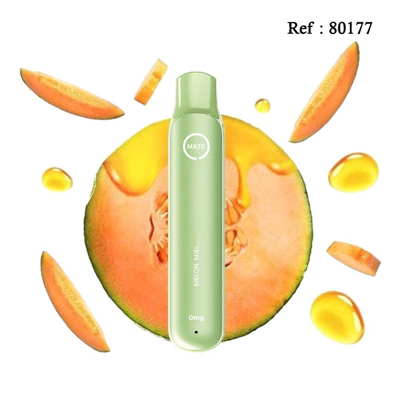 E-cigarettes jetables FLAWOOR Mate - Melon Miel - Jagsmoke