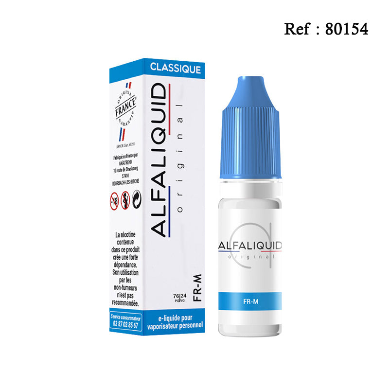 E-liquide Alfaliquid Original - FR-M 10mL - Jagsmoke