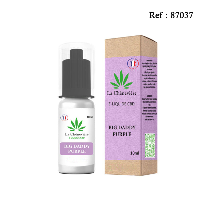 E-liquide CBD Big Daddy Purple CBD - La Chenevière - Jagsmoke