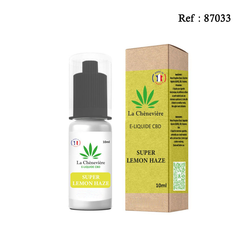 E-liquide CBD Super Lemon Haze CBD - La Chenevière - Jagsmoke