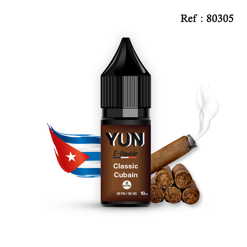 E-liquide Classic Cubain YUN 10mL - Jagsmoke