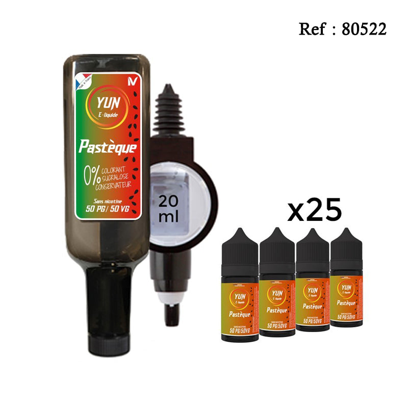 Pack E-liquide Pastèque 500mL YUN + Boosters offerts - Jagsmoke