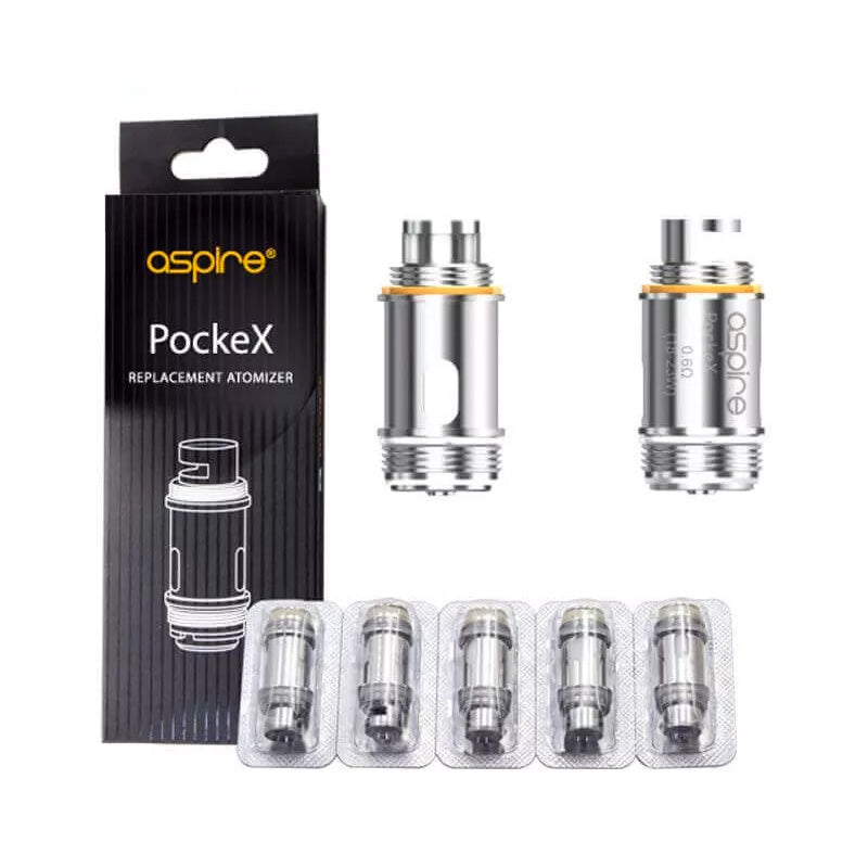 Résistances PockeX (5pcs) Aspire - Jagsmoke®