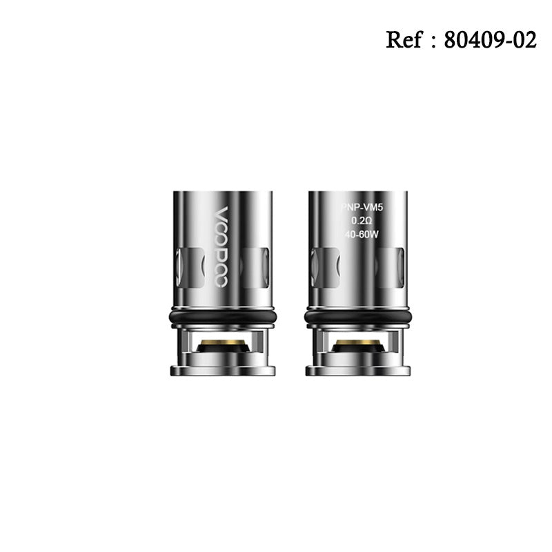 Résistance PnP Mesh 0.2 Ohm VM5 40-60W (5pcs) Voopoo - Jagsmoke