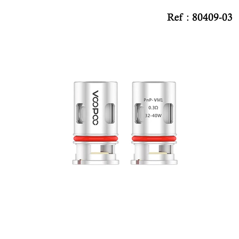 Résistance PnP Mesh 0.3 Ohm VM1 32-40W (5pcs) Voopoo - Jagsmoke