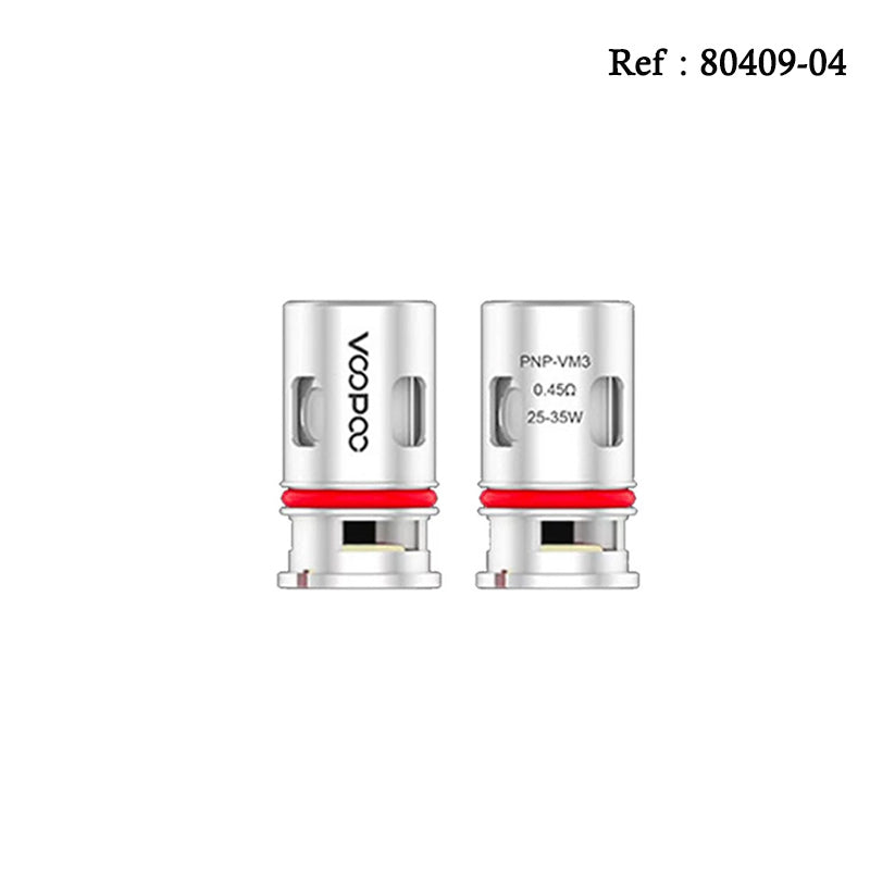 Résistance PnP Mesh 0.45 Ohm VM3 32-40W (5pcs) Voopoo