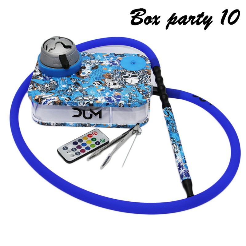 chicha DUM Box party bleu jagsmoke®