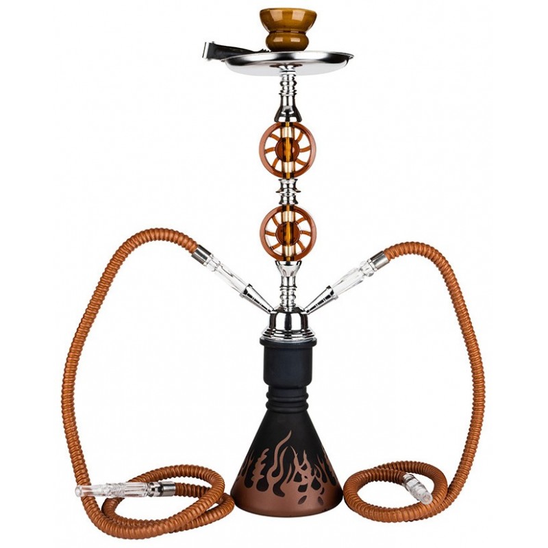 Chicha Double tuyau Nora marron jagsmoke®